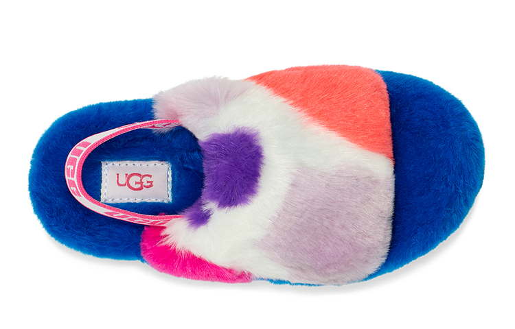 Purchase 大童 UGG Fluff Yeah Party Spots 毛毛拖鞋 白色