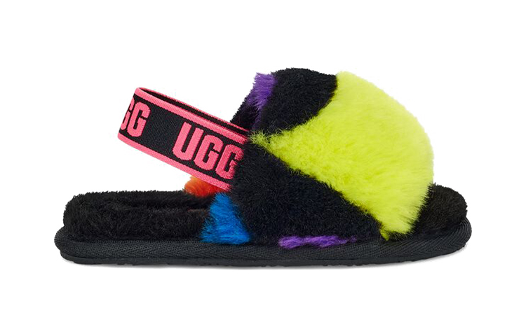 (PS) UGG Fluff Yeah Slide 'Black' 圖 2