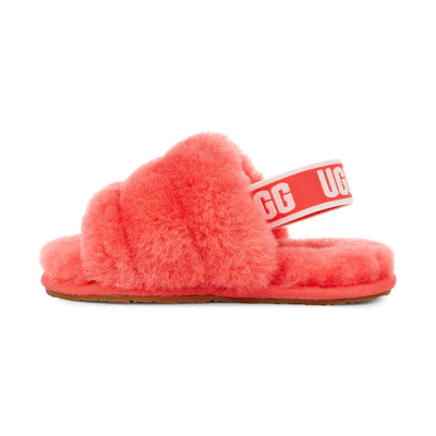 (PS) UGG Fluff Yeah Slide 'Bright Coral Pink'