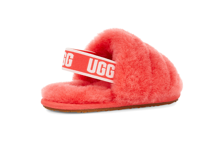 Purchase (PS) UGG Fluff Yeah Slide 'Coral Rosa Brillante' 1098579T-PCRL