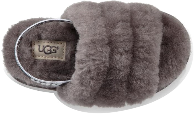 (Toddler) UGG Fluff Yeah Slide 'Charcoal' 1098579T-CHRC Shop (Toddler) UGG Fluff Yeah Slide 'Charcoal' 1098579T-CHRC
