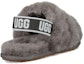 Purchase (TD) UGG Fluff Yeah Slide 'Charcoal' - Selipar Bulu Wanita 'Charcoal'. 1098579T-CHRC