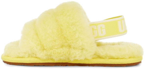 preschool-ugg-fluff-yeah-slide-lemon-yellow-1098579-t-lema