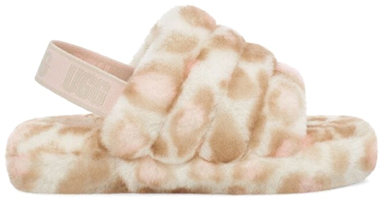 (PS) UGG Fluff Yeah Slide Cetakan Panther Selipar 'Putih' 1123640K-WHT Order (PS) UGG Fluff Yeah Slide Cetakan Panther Selipar 'Putih' 1123640K-WHT