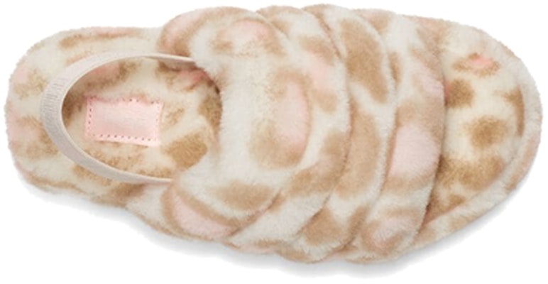 (PS) UGG フラッフ イヤー スライド (パンサー 白) 1123640K-WHT Shop (PS) UGG フラッフ イヤー スライド (パンサー 白) 1123640K-WHT