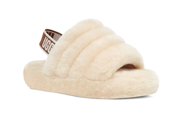 Lookbook (PS) UGG Fluff Yeah Slide ''Natural'' (natuur) 1098494K-NAT