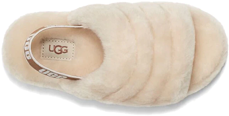 (PS) UGG Fluff Yeah Slide ''Natural'' (natuur) 1098494K-NAT Shop (PS) UGG Fluff Yeah Slide ''Natural'' (natuur) 1098494K-NAT