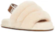 Lookbook (Preschool) UGG Fluff Yeah Slide 'Natural' 1098579T-NAT