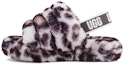 Buy (PS) UGG Fluff Yeah Slide Cetakan Panther 'Stormy Grey' Lelut 1123640K-SYGR
