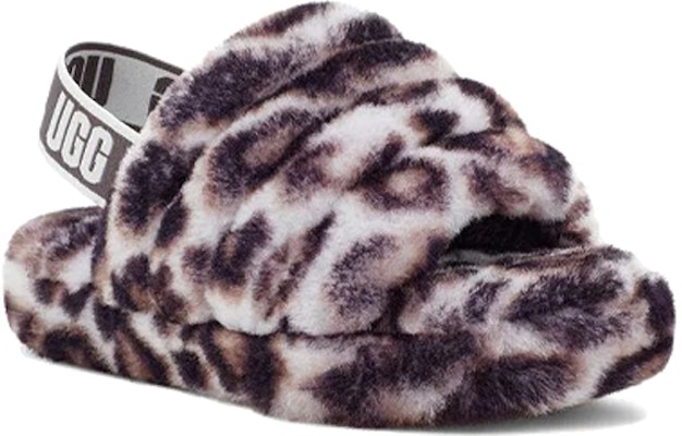 (PS) UGG Fluff Yeah Slide Cetakan Panther 'Stormy Grey' Lelut 1123640K-SYGR Lookbook (PS) UGG Fluff Yeah Slide Cetakan Panther 'Stormy Grey' Lelut 1123640K-SYGR