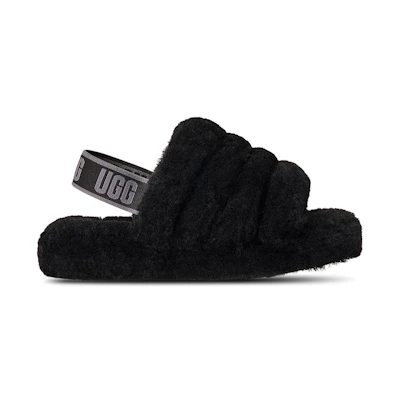 (Youth) UGG Fluff Yeah Slide 'Black Dark Shadow'