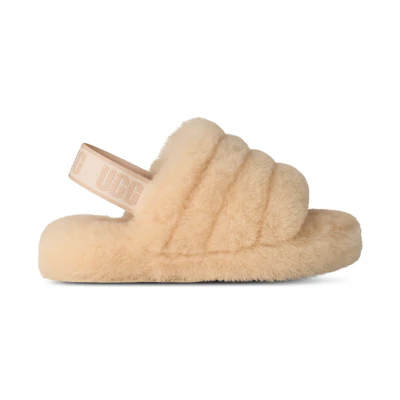 (Youth) UGG Fluff Yeah Slide 'Natural Sea Salt'