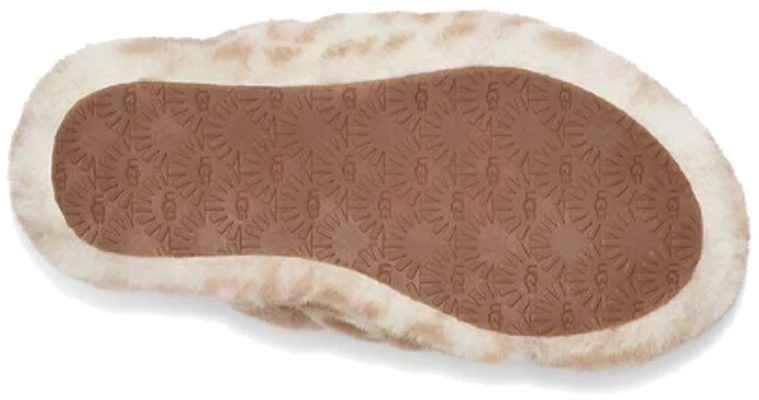(PS) UGG Fluff Yeah Slide Panther Print Hausschuhe ''Weiß'' 1123640K-WHT Details for (PS) UGG Fluff Yeah Slide Panther Print Hausschuhe ''Weiß'' 1123640K-WHT