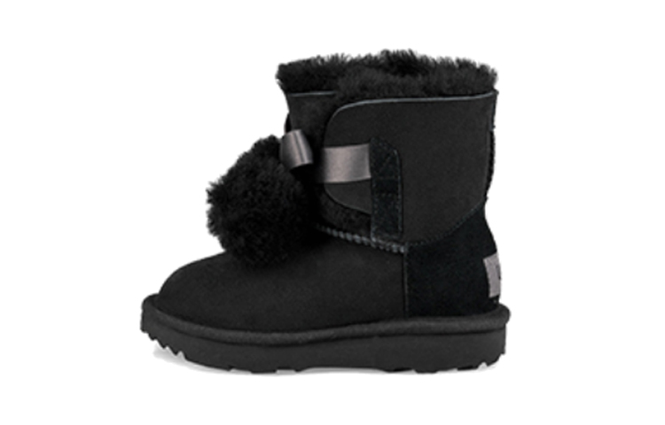 (Preschool) UGG Gita Snow Boots Black 1017403T-BLK