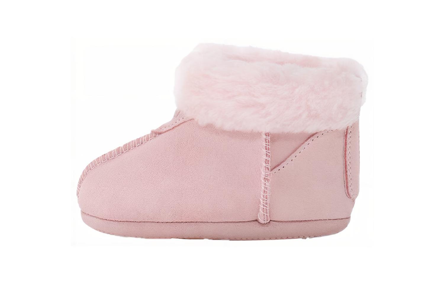 (Preschool) UGG Gojee 'Pink Faux-Fur Short Boots' 1121048I-SPKS