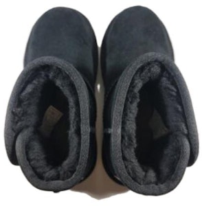 兒童 UGG 麂皮 舒適保暖休閒 低筒 兒童靴子 黑色 Lookbook 兒童 UGG 麂皮 舒適保暖休閒 低筒 兒童靴子 黑色