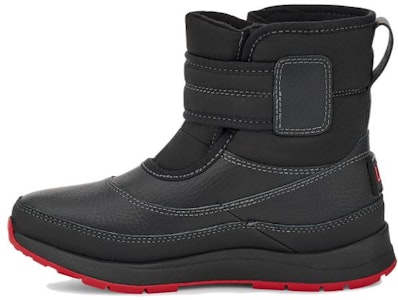 (PS) UGG黑色中筒圆头皮革搭扣靴 1122399K-BLK Buy (PS) UGG黑色中筒圆头皮革搭扣靴 1122399K-BLK