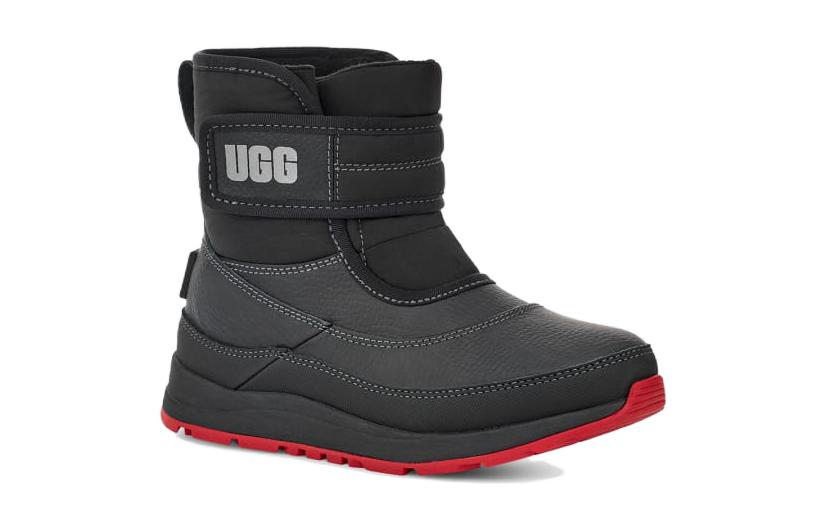 Lookbook (PS) Stivali a Metà Polpaccio in Pelle UGG con Fibbia Punta Rotonda ''Neri'' 1122399K-BLK