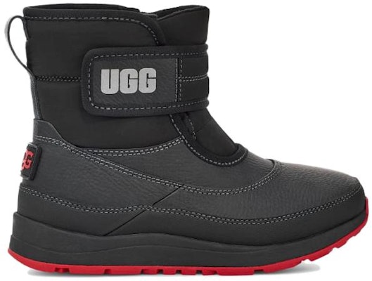 (PS) UGG黑色中筒圆头皮革搭扣靴 1122399K-BLK Order (PS) UGG黑色中筒圆头皮革搭扣靴 1122399K-BLK