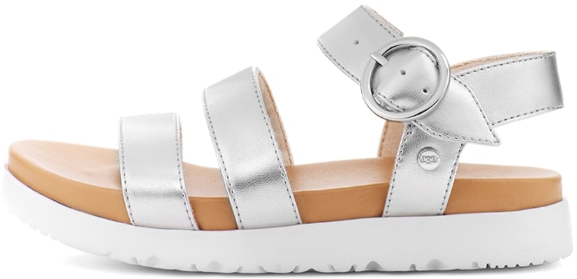(Preschool) UGG Leedah Sandal 'Silver Metallic' 1117238K-SLVM Buy (Preschool) UGG Leedah Sandal 'Silver Metallic' 1117238K-SLVM