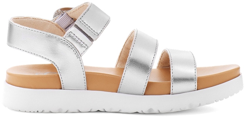 (Preschool) UGG Leedah Sandal 'Silver Metallic' 1117238K-SLVM Order (Preschool) UGG Leedah Sandal 'Silver Metallic' 1117238K-SLVM