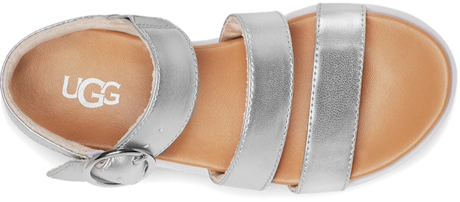 (PS) UGG Leedah Sandal ''Zilver Metallic'' 1117238K-SLVM Shop (PS) UGG Leedah Sandal ''Zilver Metallic'' 1117238K-SLVM