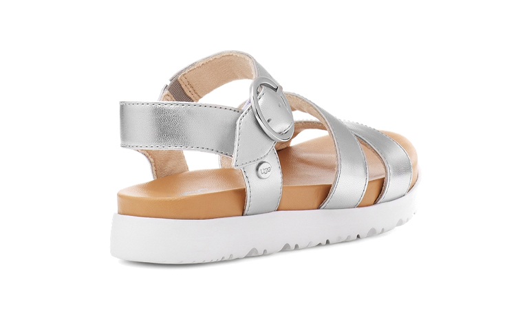 Purchase (PS) UGG Leedah Sandal ''Zilver Metallic'' 1117238K-SLVM