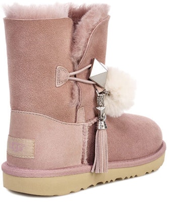 (Preschool) UGG Lillian II 'Pom Pom Pink' 1101500K-DUS Shop (Preschool) UGG Lillian II 'Pom Pom Pink' 1101500K-DUS