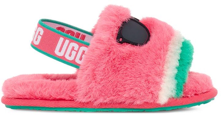 (TD) UGG Fluff Yeah 'Watermelon Stuffie' - Selipar Bulu UGG 'Watermelon Stuffie' 1136516T-WTR Order (TD) UGG Fluff Yeah 'Watermelon Stuffie' - Selipar Bulu UGG 'Watermelon Stuffie' 1136516T-WTR