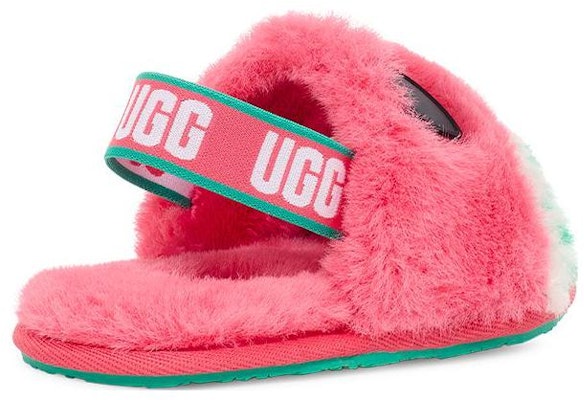 (TD) UGG Fluff Yeah 'Watermelon Stuffie' - Selipar Bulu UGG 'Watermelon Stuffie' 1136516T-WTR Shop (TD) UGG Fluff Yeah 'Watermelon Stuffie' - Selipar Bulu UGG 'Watermelon Stuffie' 1136516T-WTR