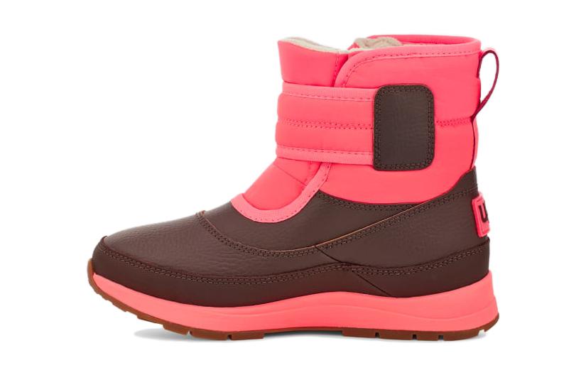 (Preschool) UGG Mid-Cut Round Toe Buckle Boots 'Coral' 1122399K-SPCL