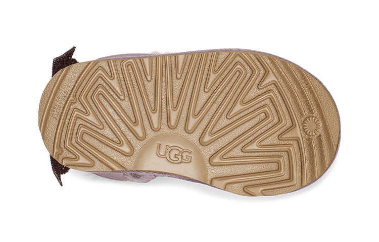 Details for (PS) UGG Mini Bailey Bow Glitter 1123617T-SHAD