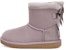 (PS) UGG Mini Bailey Bow Glitz 'Pink Purple' - Kasut UGG Mini Wanita Merah Jambu Ungu 1123617K-SHAD