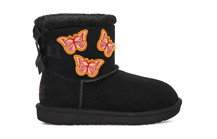 Order (PS) UGG 迷你蝴蝶结II 蝴蝶黑色短靴 1122351K-BLK
