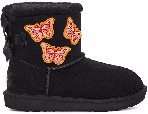 (PS) UGG 迷你蝴蝶结II 蝴蝶黑色短靴 1122351K-BLK Order (PS) UGG 迷你蝴蝶结II 蝴蝶黑色短靴 1122351K-BLK