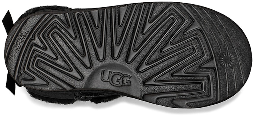 (Preschool) UGG Mini Bailey Bow II Butterfly Black 1122351K-BLK Details for (Preschool) UGG Mini Bailey Bow II Butterfly Black 1122351K-BLK
