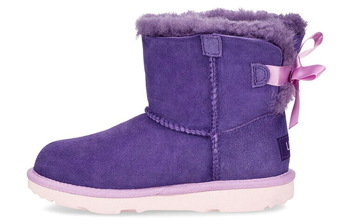 Buy (PS) UGG Mini Bailey Bow II Fleece Lined Big Boys Ungu 1017397K-VBLM