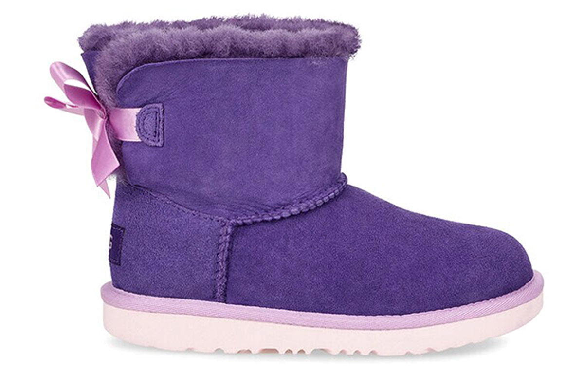 Order (PS) UGG Mini Bailey Bow II Fleece Lined Big Boys Ungu 1017397K-VBLM