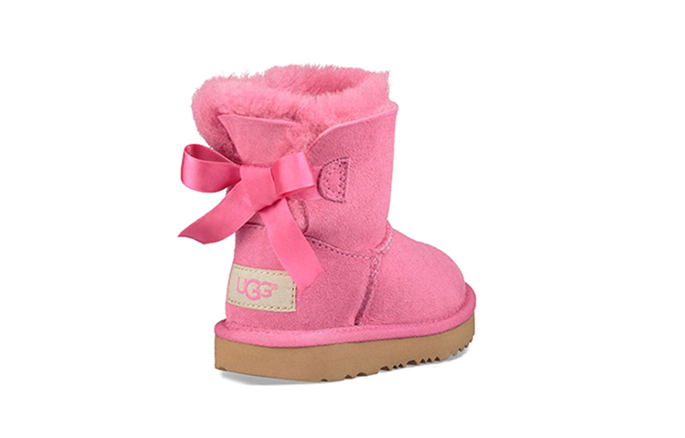 Shop (PS) UGG Mini Bailey Bow II mit Fleecefutter Rosa. 1017397T-PAZ