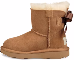 (Preschool) UGG Mini Bailey Bow II Fleece Lined Brown 1017397T-CHE (Preschool) UGG Mini Bailey Bow II Fleece Lined Brown 1017397T-CHE