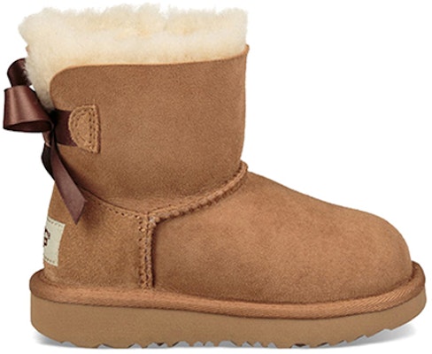 (Preschool) UGG Mini Bailey Bow II Fleece Lined Brown 1017397T-CHE Order (Preschool) UGG Mini Bailey Bow II Fleece Lined Brown 1017397T-CHE