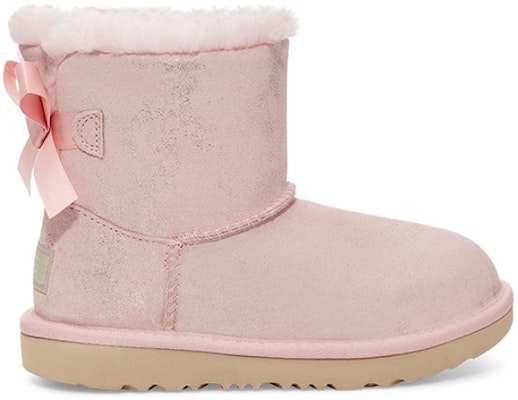 (Preschool) UGG Mini Bailey Bow II Shimmer Fleece Lined Pink 1116173T-PCD Order (Preschool) UGG Mini Bailey Bow II Shimmer Fleece Lined Pink 1116173T-PCD