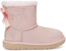 Order (PS) UGG Mini Bailey Bow II Shimmer Fleece Gefüttert Rosa 1116173T-PCD