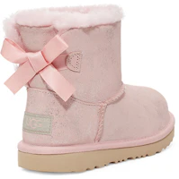 Shop (PS) UGG Mini Bailey Bow II Shimmer Fleece Gefüttert Rosa 1116173T-PCD