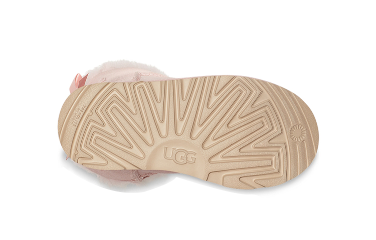 Details for (PS) UGG迷你贝莉蝴蝶结II闪光粉色羊毛靴 1116173T-PCD