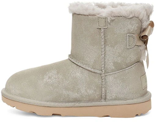 (Preschool) UGG Mini Bailey Bow II Shimmer Snow Boots Kid 1116173T-GOA Buy (Preschool) UGG Mini Bailey Bow II Shimmer Snow Boots Kid 1116173T-GOA