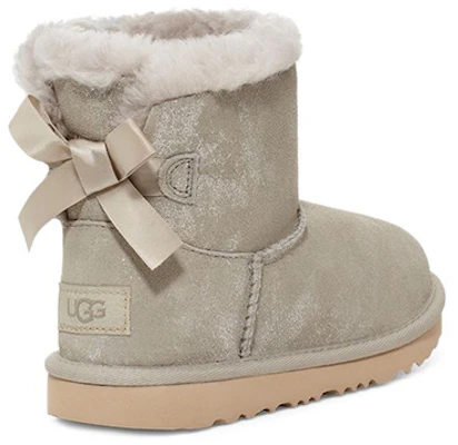 (Preschool) UGG Mini Bailey Bow II Shimmer Snow Boots Kid 1116173T-GOA Shop (Preschool) UGG Mini Bailey Bow II Shimmer Snow Boots Kid 1116173T-GOA