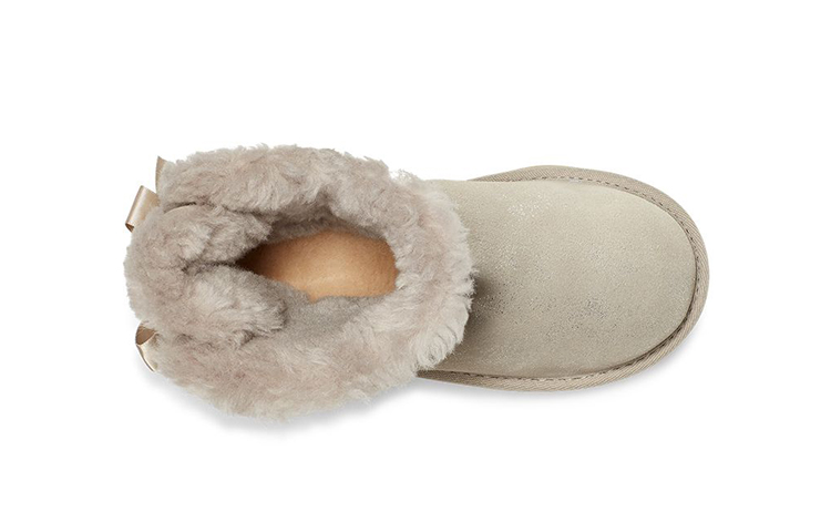 Purchase (Preschool) UGG Mini Bailey Bow II Shimmer Snow Boots Kid 1116173T-GOA