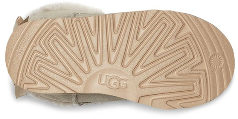 (Preschool) UGG Mini Bailey Bow II Shimmer Snow Boots Kid 1116173T-GOA Details for (Preschool) UGG Mini Bailey Bow II Shimmer Snow Boots Kid 1116173T-GOA