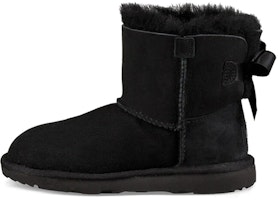 (Preschool) UGG Mini Bailey Bow II Snow Boots Big Boys Black 1017397K-BLK (Preschool) UGG Mini Bailey Bow II Snow Boots Big Boys Black 1017397K-BLK